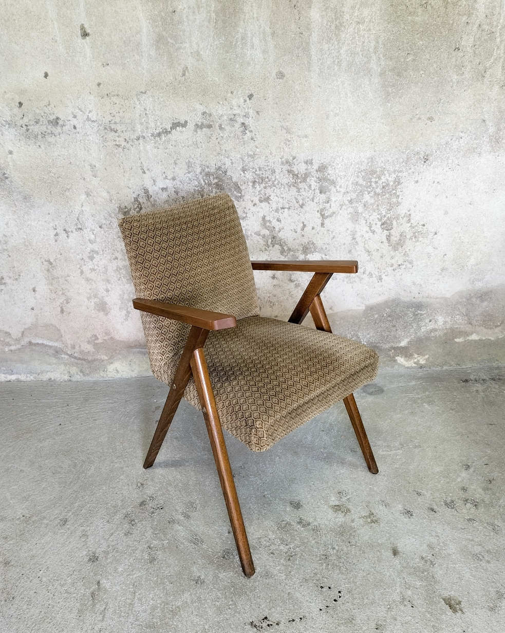 Vintage bridge armchair
