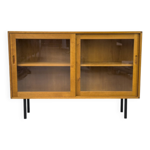 danish Oak Display Case