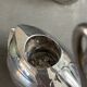 Set of 6 silver-plated swan candle holders