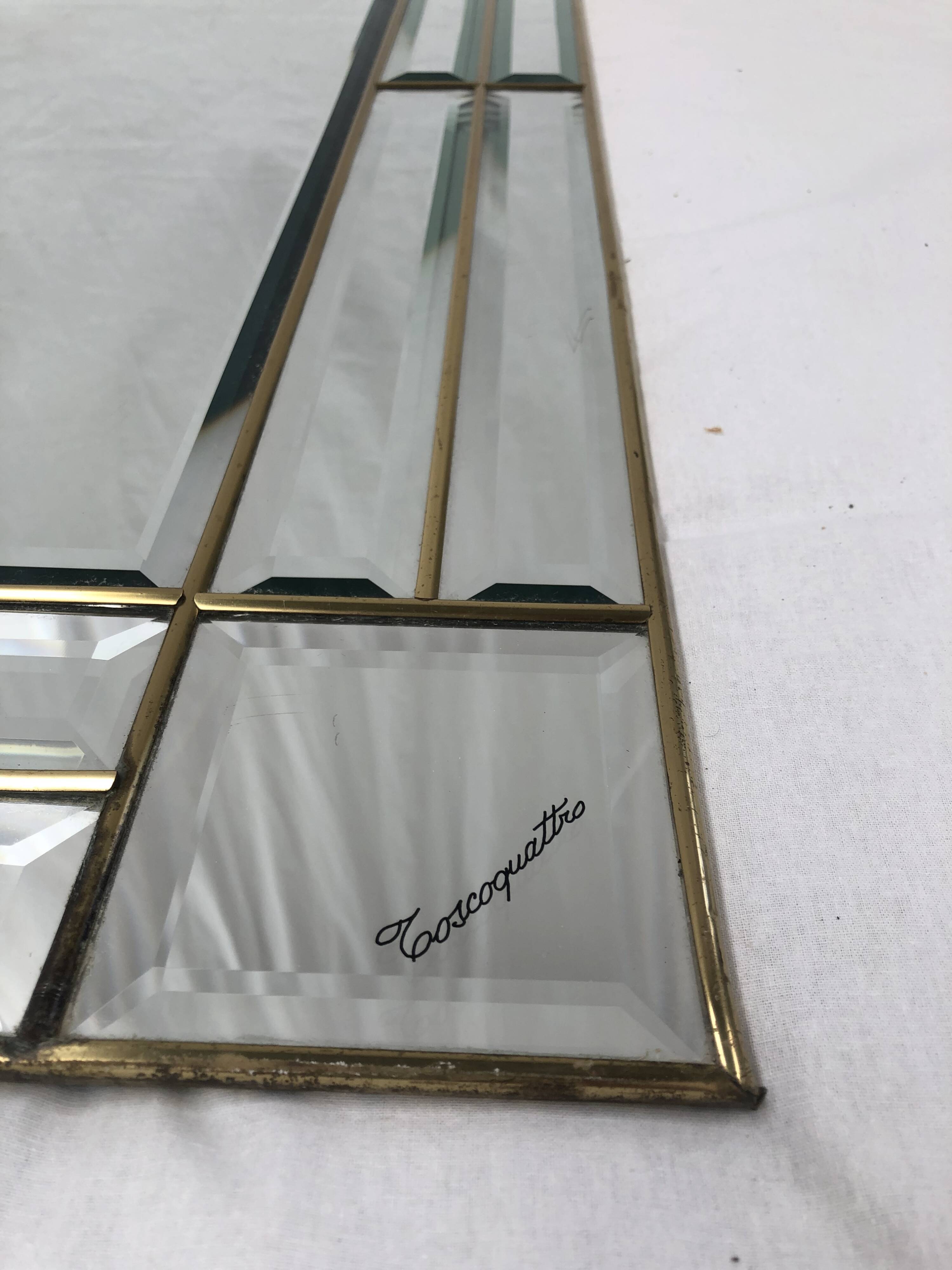 Mid-century Italian mirror by Toscoquattro