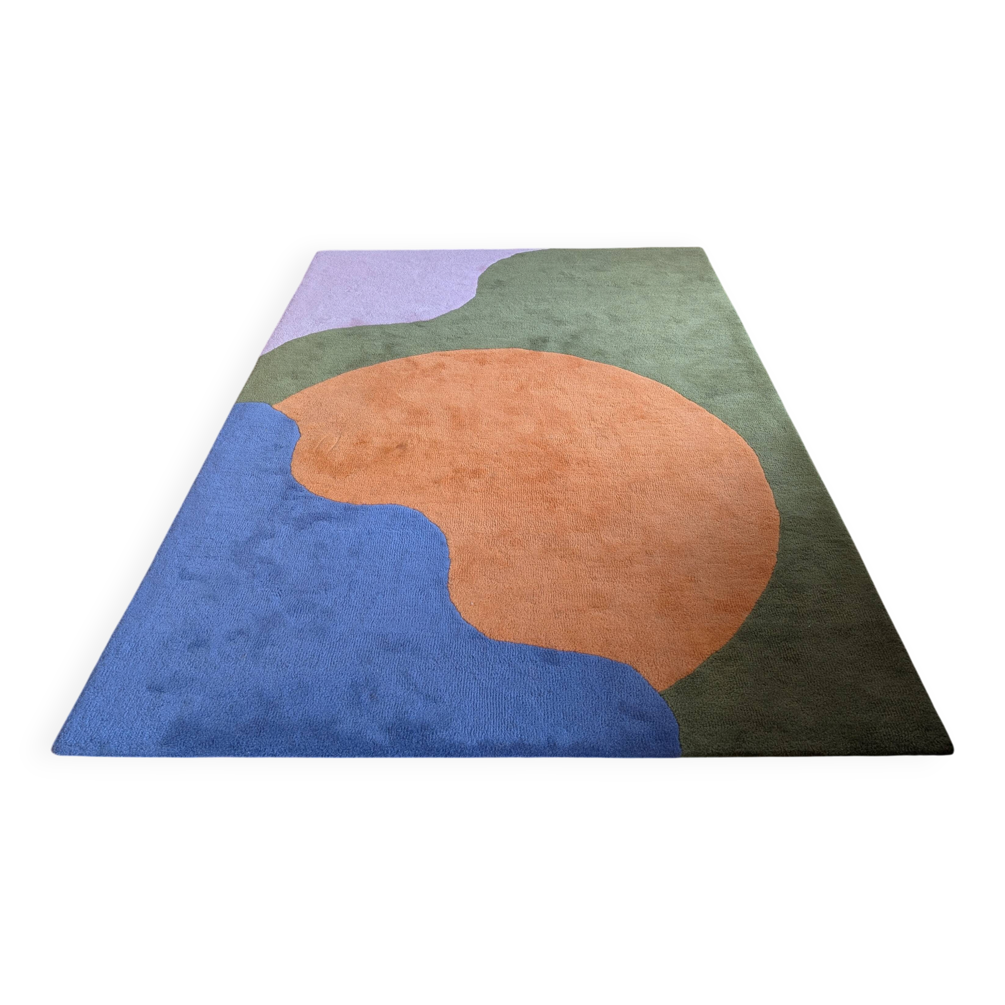 Colour Therapy Rug - hand-tufted wool