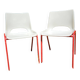 Duo of vintage and designer children's chairs. Kindergarten. 1980.