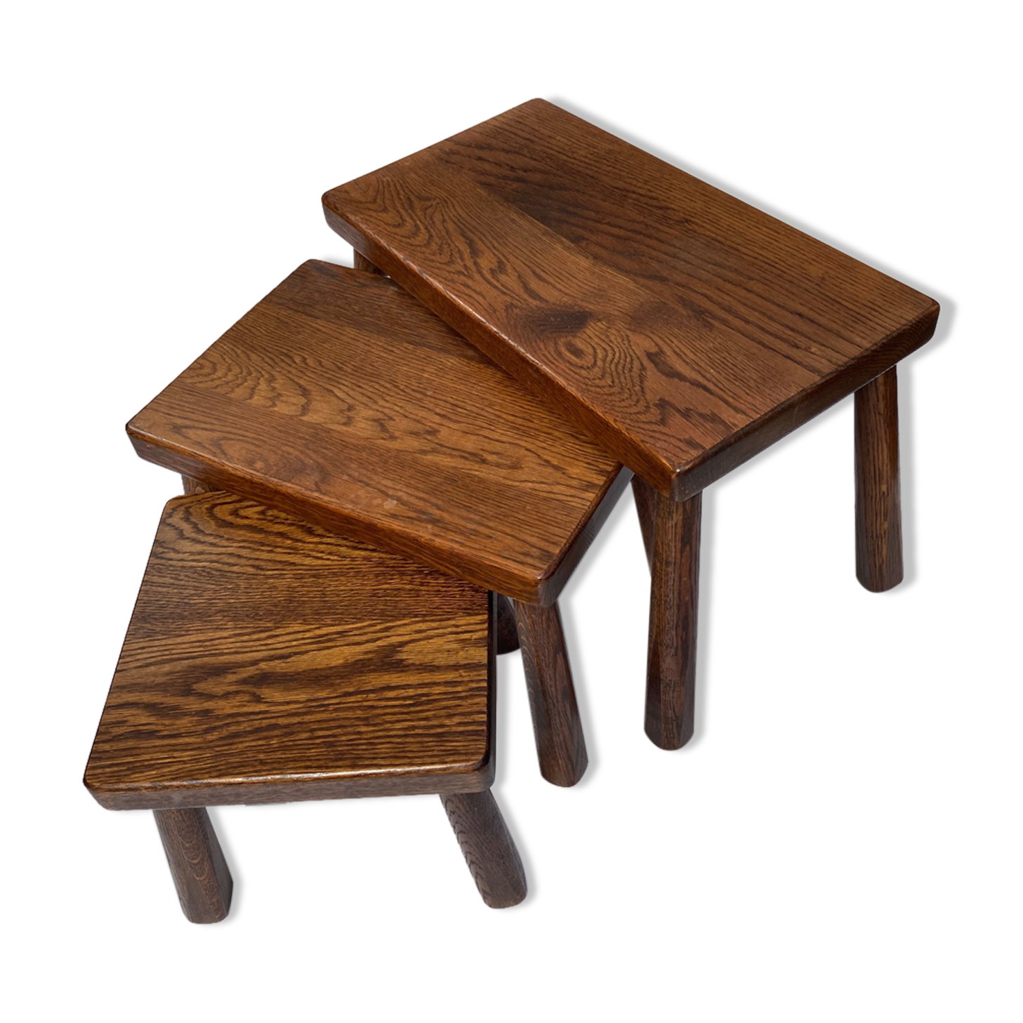 Dutch brutalist nesting tables 1970s