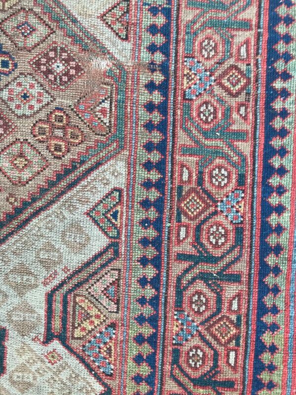 Tapis ancien persan sarab couloir 110x460 cm