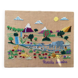 Broderie artisanale « Paradis terrestre »