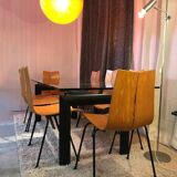 Set of 8 GA chairs by Hans Bellmann for Horgen-Glarus, Switzerland, 1960s