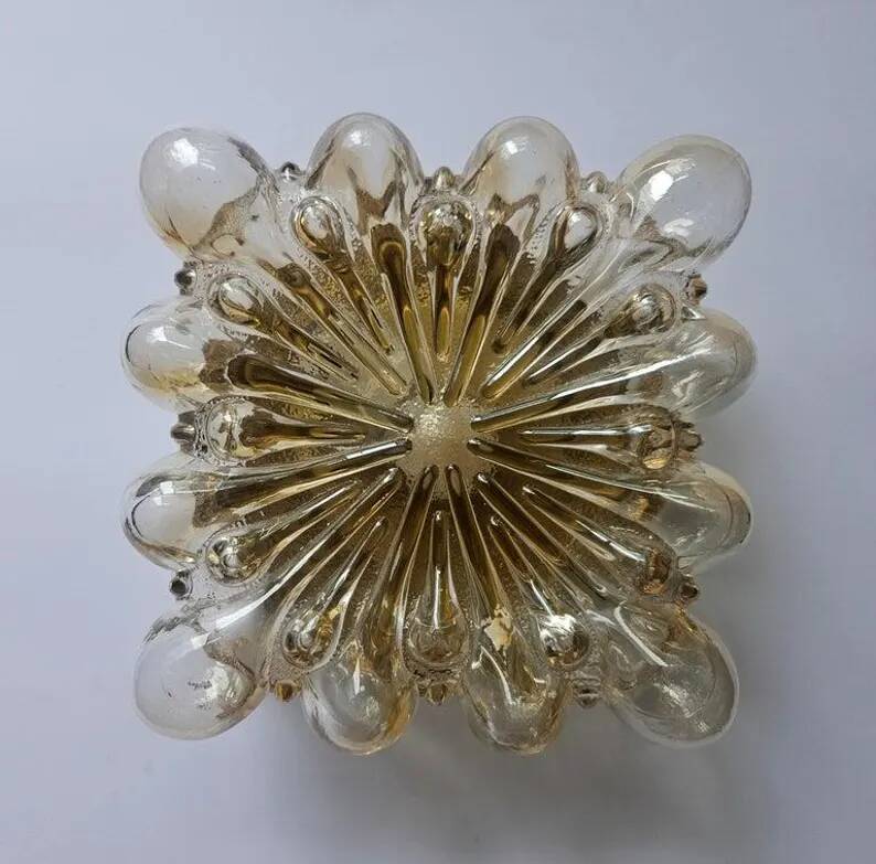 Rare Midcentury Flush Mount Limburg, Helena Tynell, Germany, 1970s