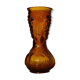 Vase empoli of the 60s, ochre color fruit reliefs
