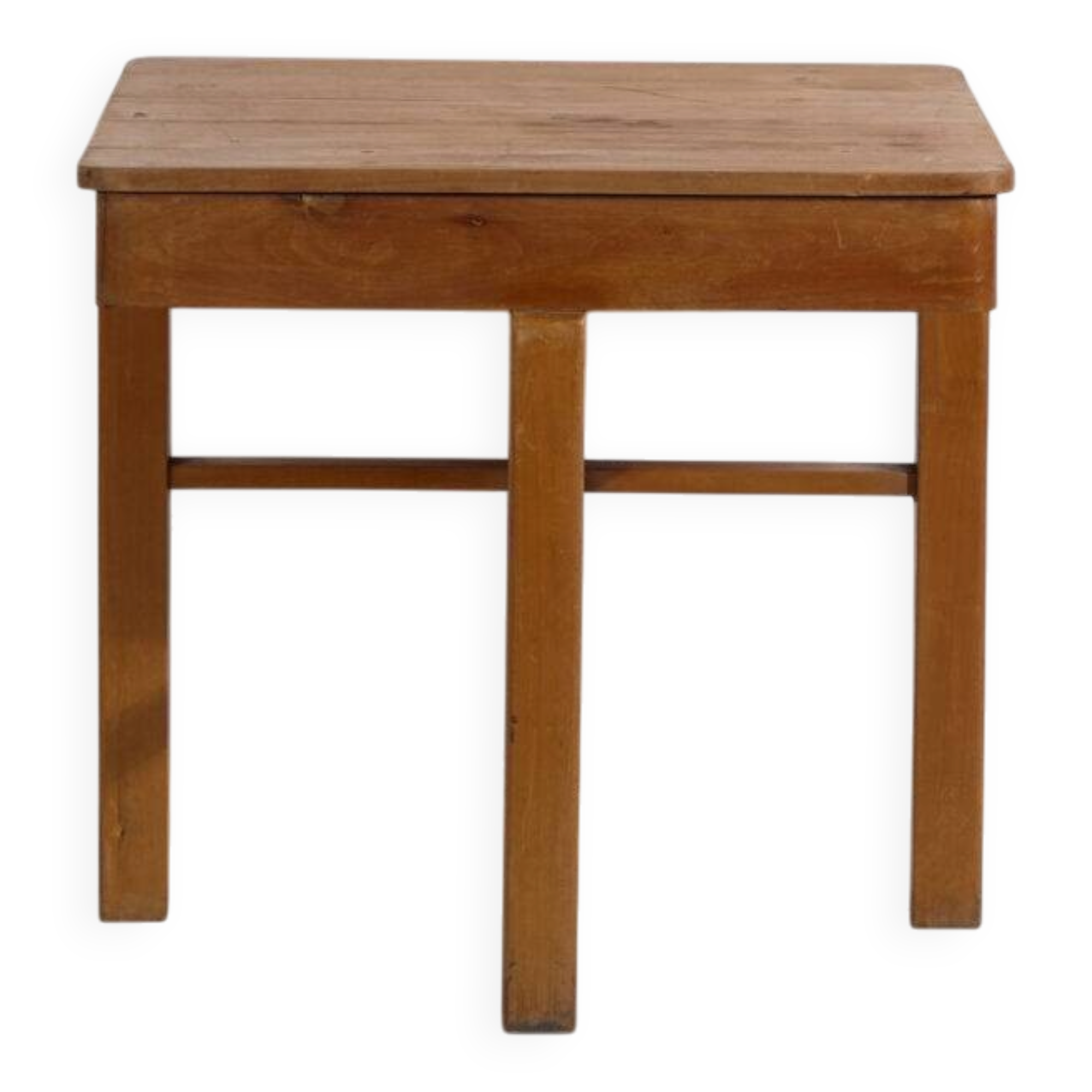 Antique solid wood work table – European side table – circa 1920–1950