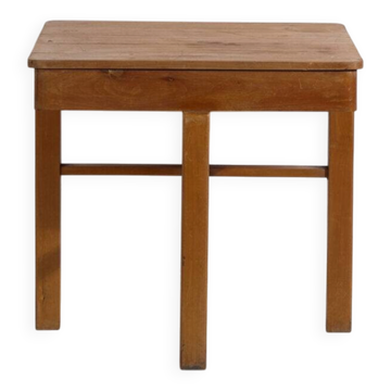 Antique solid wood work table – European side table – circa 1920–1950