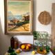 Old oil on canvas, Mediterranean port scene signed Rufo.