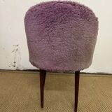 Chaise moumoute Lilas vintage
