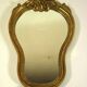 GOLD FRAMED MIRROR 32 x 19 cm