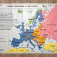 Vintage school map the construction of the european union eduscope