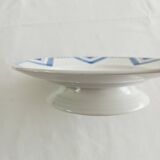 Mounted plate, compote dish Moulin des loups Pax