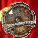 Lamp, marine wall light with pendulum, in bronze, early 20th century
