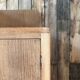 Armoire asymétrique art déco en chêne (restaurée)