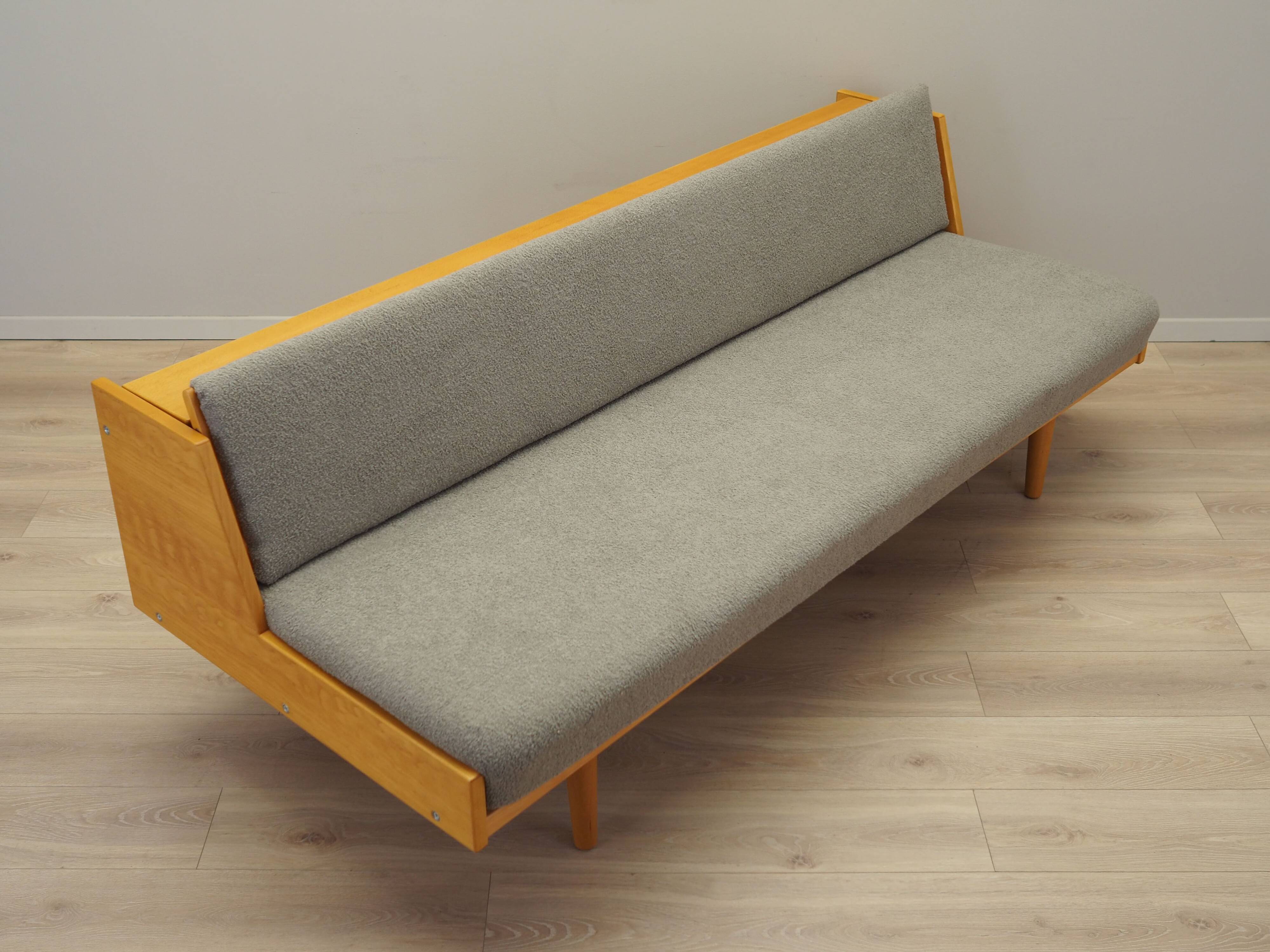 Beech sofa, Danish design, 1960s, designer: Hans. J. Wegner, manufacture: G