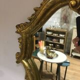 Golden baroque mirror
