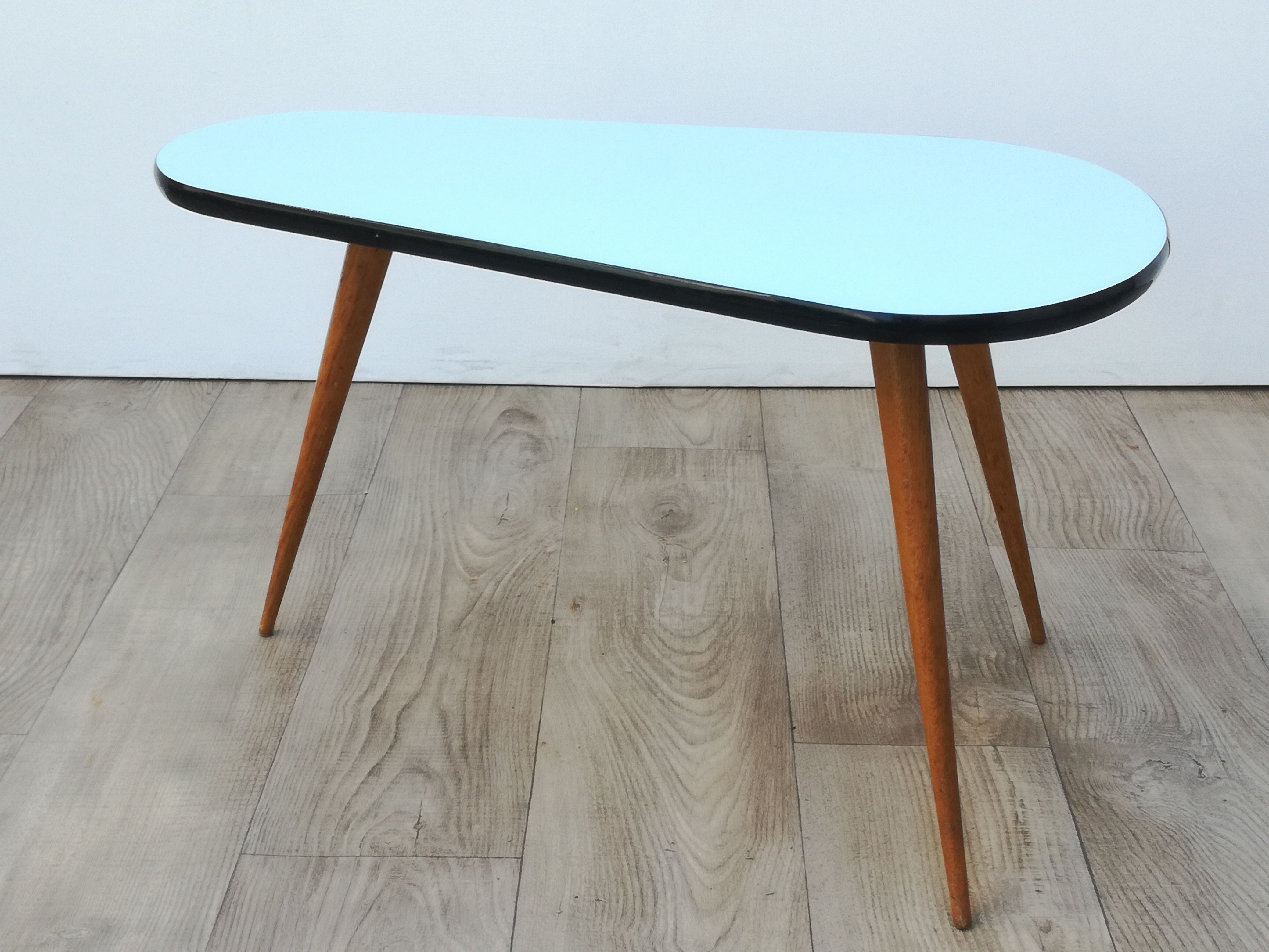 Table basse vintage pieds compas