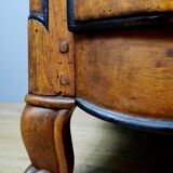 Chest of drawers crossbow louis XV in walnut XVIII th around 1750