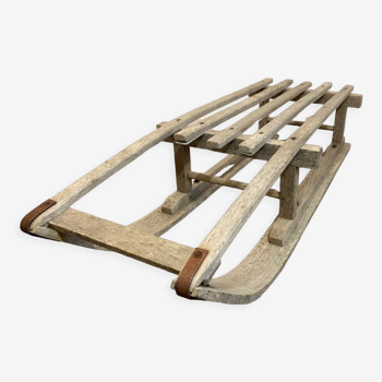 Old sledding wood patinated wood