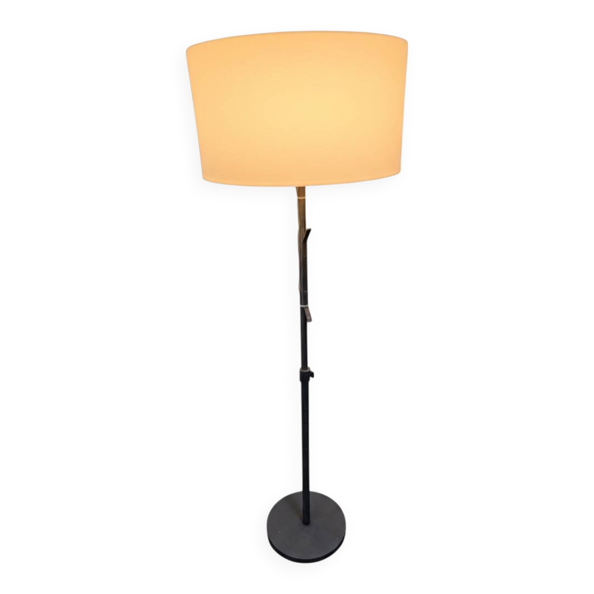 Lampadaire Space Age design 1970  Abat-jour Ø48cm