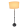 Lampadaire Space Age design 1970  Abat-jour Ø48cm