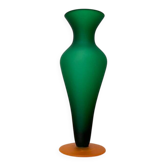 Vase en verre de la série Satinato attribué à Carlo Moretti, Italie années 1970