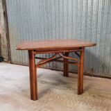 Rattan dining table