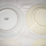 Set of 12 different flat plates