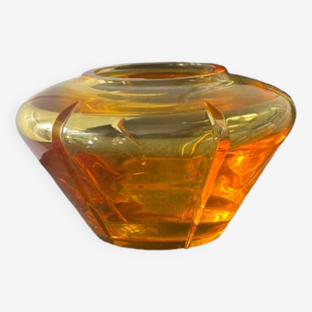 Vase cristal de Sèvres signé