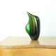 Sculptural Art Glass Vase By Mstišov Glassworks, Czechoslovakia, 1960s