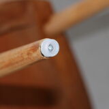 3 chairs Baumann V5 skaï black light beech