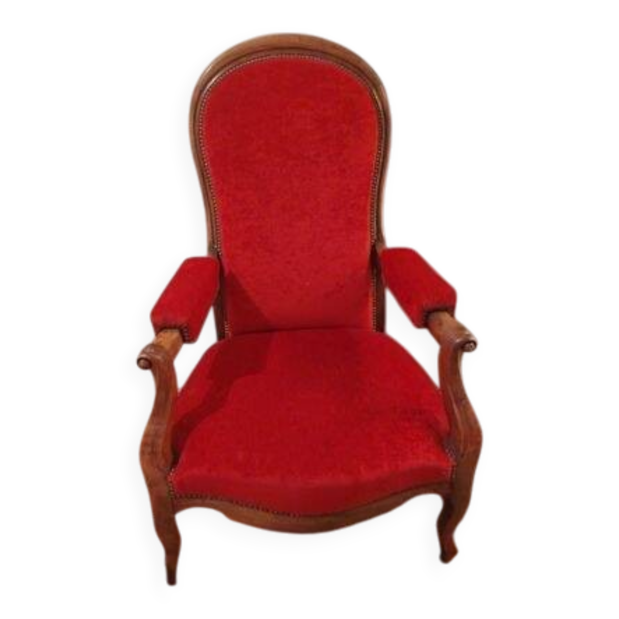 Genuine vintage shabby chic Voltaire deck chair.