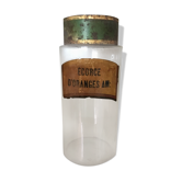 Flacon de pharmacie ancien