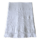 Antique linen sheet embroidery and monogram