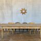 Table de ferme patine d'origine 278 cm