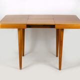 Square oak veneered folding table from Jitona, 1960