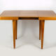 Square oak veneered folding table from Jitona, 1960
