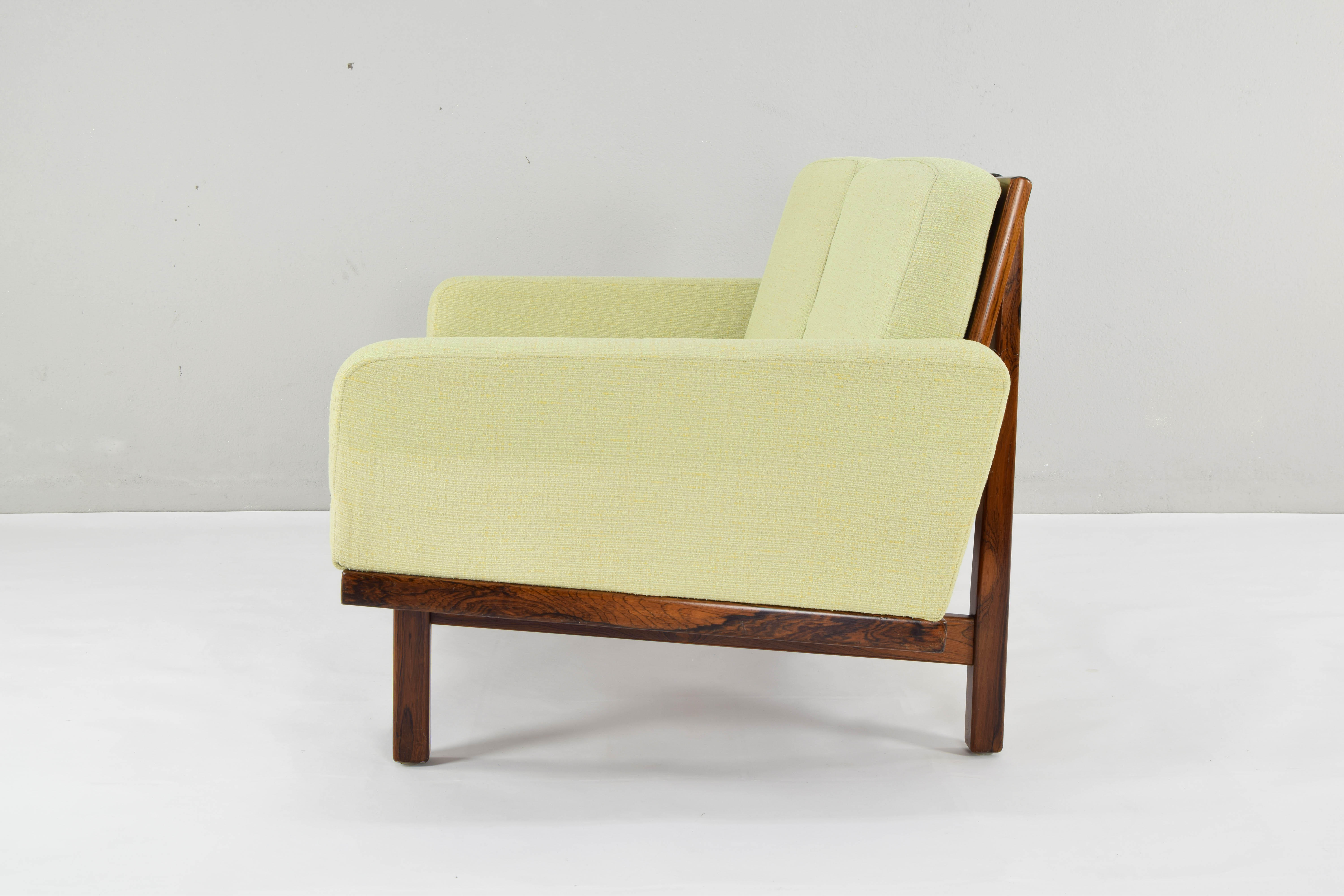 Eric merthen scandinavian modern tornado sofa 2-seater for ire möbler sweden 60s