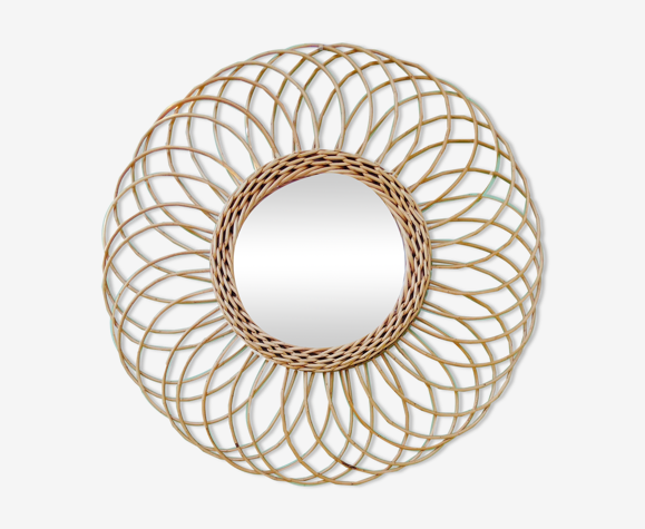 Miroir en rotin 57cm