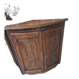 2 Louis XVI style corner cabinets