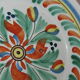 Floral earthenware plate to identify Nevers Desvres East Centre