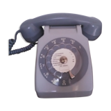 Vintage grey dial phone