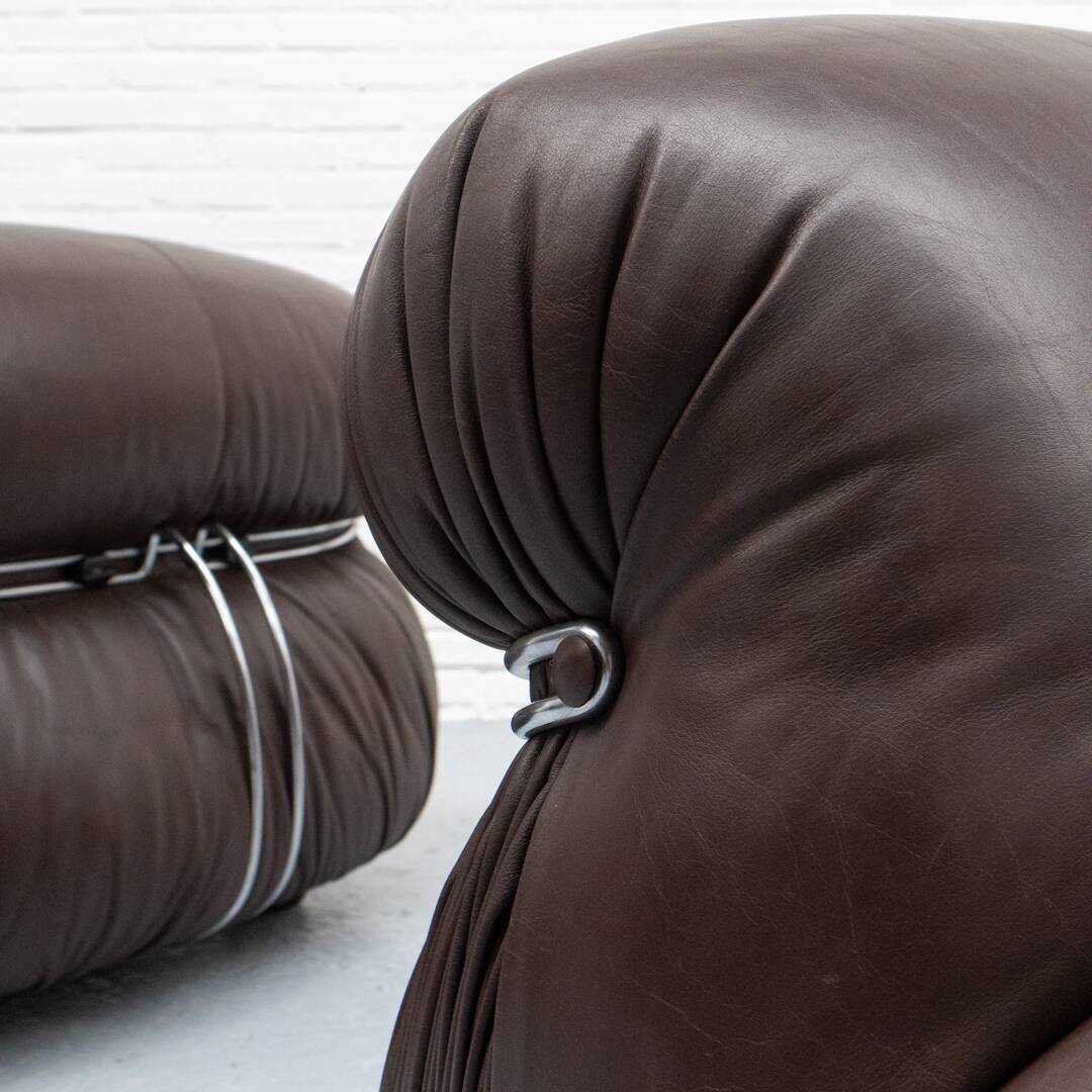 Fauteuil Soriana Afra & Tobia Scarpa Cassina années 1970