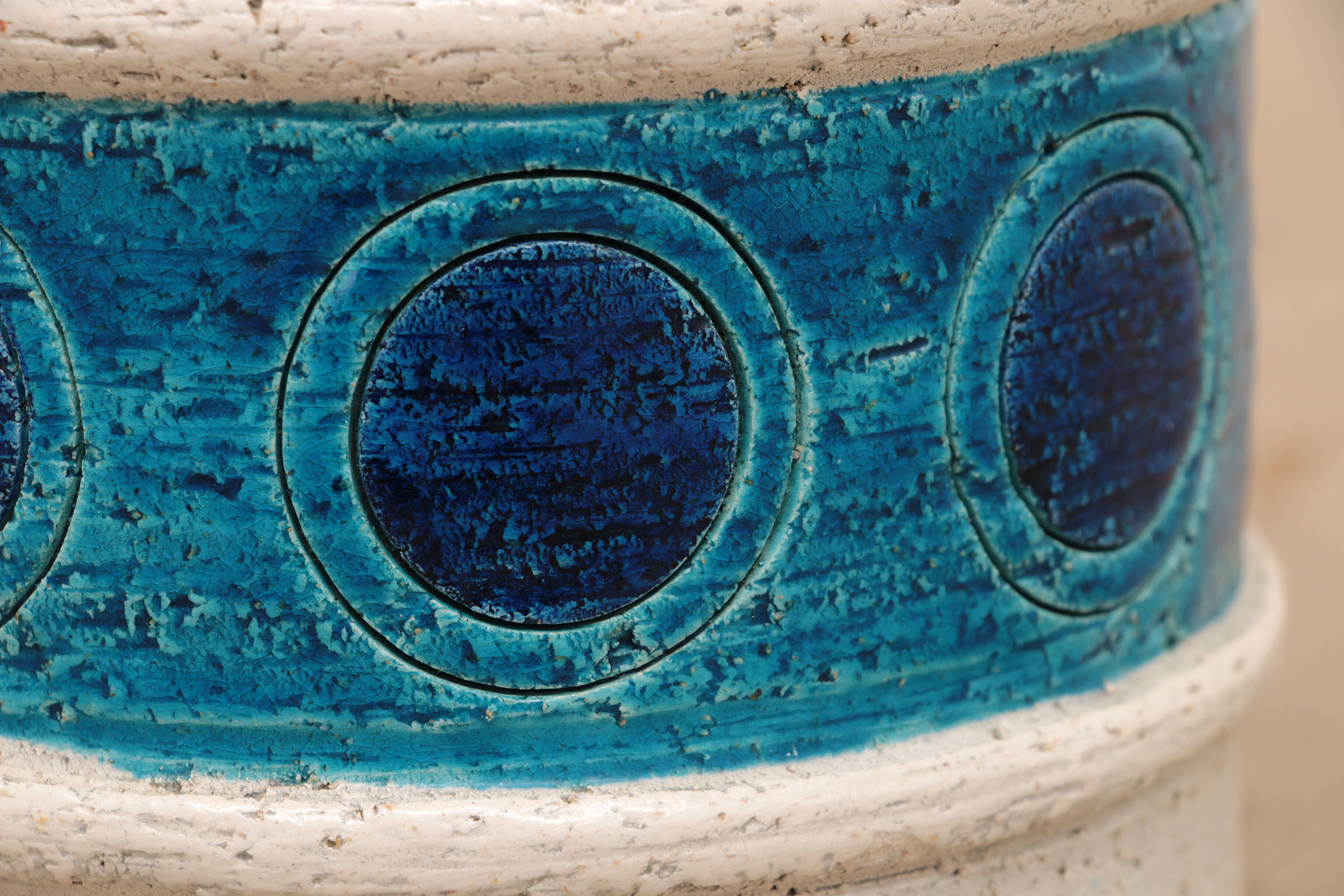 Table lamp made of ceramic design by Aldo Londi by Bergboms, 1960s