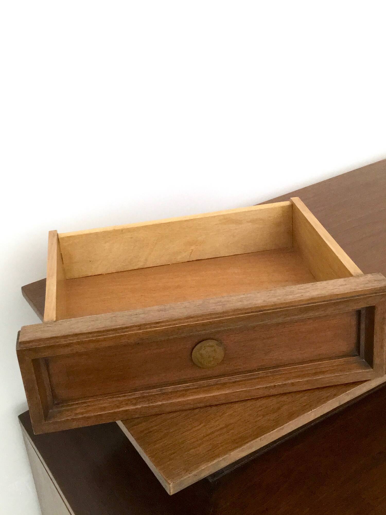 Vintage High-Quality Walnut Cabinet in the Style of Paolo Buffa, Italy