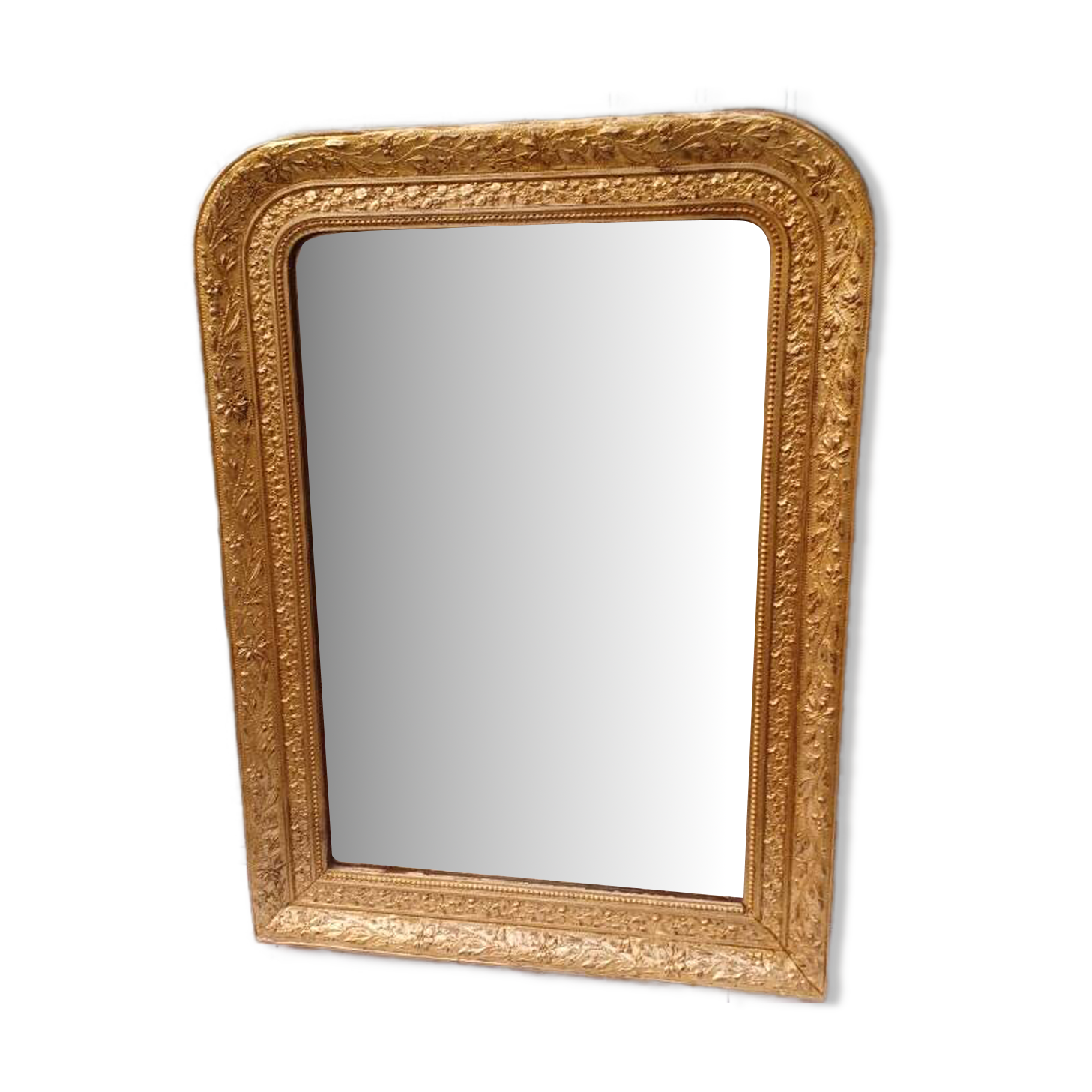 Louis-philippe golden mirror 105 x 78 cm