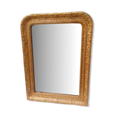 Louis-philippe golden mirror 105 x 78 cm
